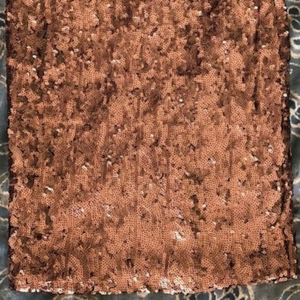 Bar III Sequined Pencil Skirt Copper - Picture 3 of 3